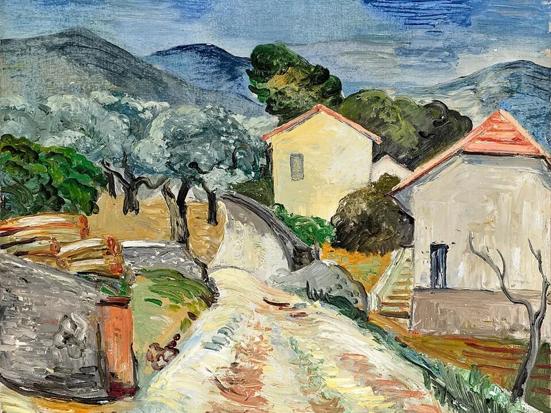 1897-Ferdinand Carl Cürten - Via del villaggio